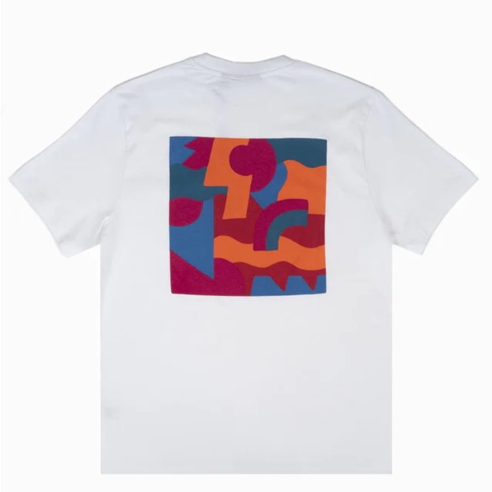 By Parra Abstract Shapes Tee *Brand New* with packaging White